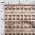 thumbnail image 2 of oneOone Rayon Brown Fabric Dot Sewing Craft Projects Fabric Prints By Yard 56 Inch Wide, 2 of 4