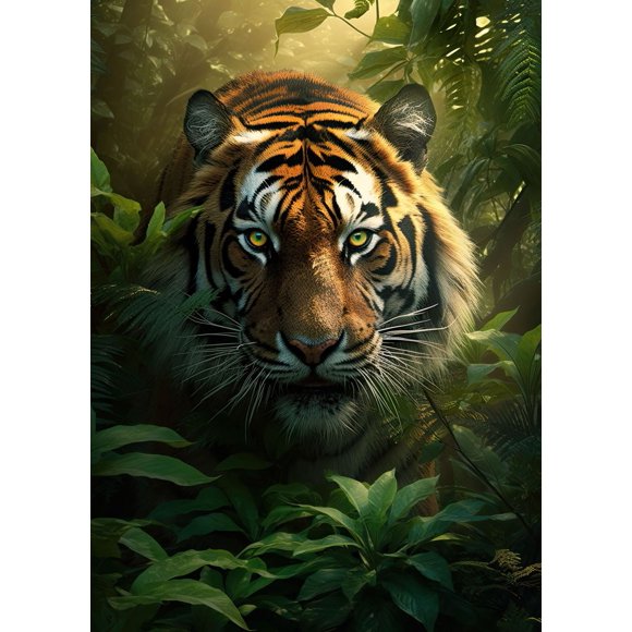 Leopard Frog Bird Sloth Poster Wall Art Picture Abstract Wild Animal Canvas Painting And Print for Modern Living Room Home Decor50 x 70 cm (without frame),SKU-04