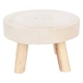 thumbnail image 1 of OULII Flower Pot Floor Stand Wood Round Stool Shape 1Pack for Gardening, 1 of 4