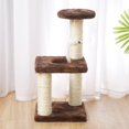 thumbnail image 4 of GROWTH TANK Chat Escalade Cadre Chat Gratter Conseil Arbre Chat Jouet Carré Base Brun, 4 of 9