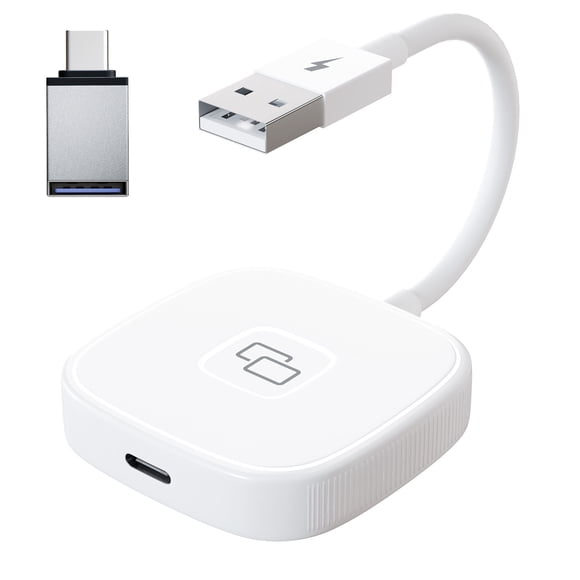 Carplay Mirror Adapter Wired Carplay Mirrorring Dongle Phone Screen Mirroring Device for IOS Phones