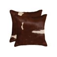 thumbnail image 1 of TORINO KOBE COWHIDE PILLOW 18"X18" 2-PACK, 1 of 3
