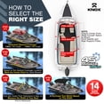 thumbnail image 4 of KNOX 4 Bow Mesh Bimini Tops, 600D Canvas, Bimini Top Hardware, Sun Shade Boat Canopy Kit, Frame, Support Poles, Storage Boot, Universal Fit For Boats, 79-84" W, 4 of 7