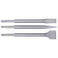 thumbnail image 1 of Hammer Drill Chisels Set, Concrete Removal Tool 3Pcs Chisel Kit Torsion Resistant Labor Saving High Hardness  For  Electrical Tools For  For  Round Handle,5 Pit Handle, 1 of 8