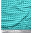 thumbnail image 1 of Soimoi Polyester Crepe Fabric Anchor Hook Shirting Decor Fabric Printed Yard 52 Inch Wide, 1 of 3