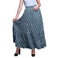 thumbnail image 1 of Bimba Jupe en Coton à 5 Niveaux pour Femmes Jupe Longue en Coton Imprimée Été, 1 of 5
