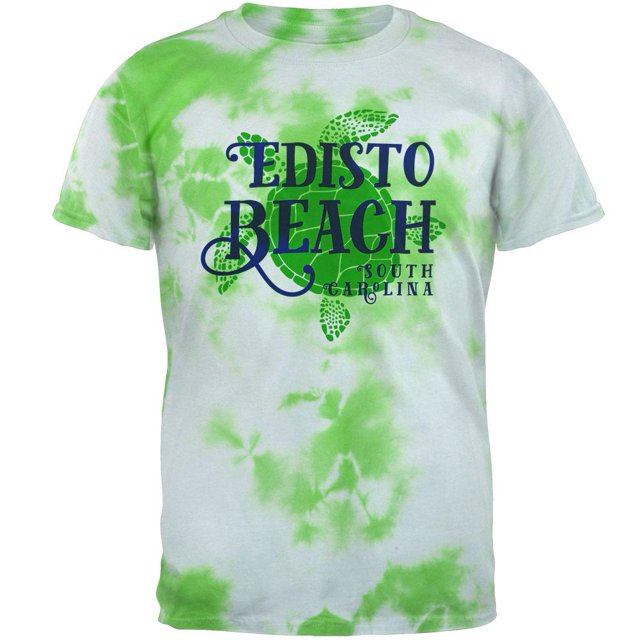 T-shirt pour Hommes Summer Sun Sea Turtle Edisto Beach