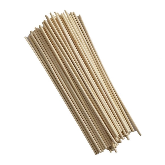 MYG 25pcs Plant Support Sticks Bamboo Sticks Trellis Stakes Kit For Garden Plants Support Tomatoes Peas(0.12inch x 7.87inch)