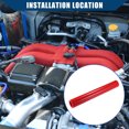 thumbnail image 2 of Unique Bargains Car Straight Coupler Silicone Hose Front Universal Intake Intercooler Silicone Tube 4-Ply 1.25' ID Red, 2 of 7