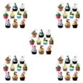 thumbnail image 3 of Decodeary 10pieces Christmas Classic Pattern Dessert Fork Festive Ambience For Cake Toothpicks Decorations 5Set, 3 of 6
