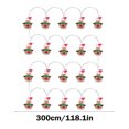 thumbnail image 3 of Led Christmas Lights Outdoor Lighted Christmas Decor Include Clear LED Lights Hanging Lantern Christmas Tree Pendant Novel Props Light for Xmas Party Home Decor Christmas Decorations for Home, 3 of 6