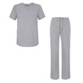 thumbnail image 1 of Adar Universal Unisex Scrub Set - Unisex V-Neck Scrub Top & Tapered Drawstring Scrub Pants, 1 of 7