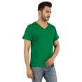 thumbnail image 2 of Inkmeso Men's V-neck Basic Tshirt Short Sleeve Solid Regular Fit Cotton Tee, 2 of 7