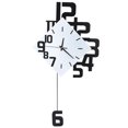 thumbnail image 1 of Hanging Clock, Wall Clock, Nordic Style Wall Mounted Clock Wrought Iron For Home Office, 1 of 8