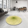 thumbnail image 4 of Ahgly Tapis Rectangulaire Lavable en Machine Intérieur Transitionnel Jaune Soleil, 6 Pieds x 9 Pieds, 4 of 7