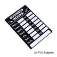 thumbnail image 3 of Unique Bargains Business Hour Sign PVC Self Adhesive Operation Hour Sticker Black, 3 of 5