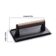 thumbnail image 3 of Summer Savings Kcavykas Kitchen Goodies,Iron Rectangular Lattice Meat Press Board with Wooden Handle Meat Press, 3 of 8