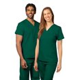 thumbnail image 2 of Adar Universal Unisex Scrubs - V Neck Tunic Scrub Top, 2 of 8