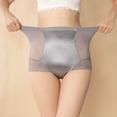 thumbnail image 5 of B91xZ Culotte Femme Invisible Taille Haute String Broderie Florale Bikini, TG Gris, 5 of 5