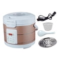 thumbnail image 4 of Rongfmy 12V 24V Portable Car 3L Electric Rice Cooker Food Steamer Multipurpose Leakproof A, 4 of 9