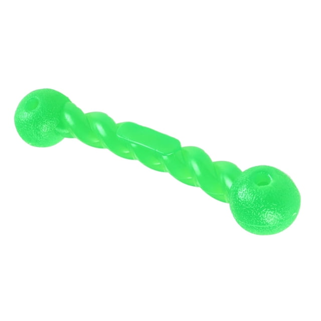 Xuanheng Dog Chew Toy Rubber Pet Molar Teeth Clean Training Interactive Toy Green 30cm L