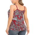 thumbnail image 4 of CHOK Camisoles à Soutien-Gorge Intégré pour Femmes, Bretelles Spaghetti Ajustables, Débardeur Sans Manches, Hauts d'Été, 4 of 6