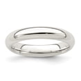 thumbnail image 1 of Bague Anneau en Argent Sterling 925 4 mm Ajustement Confortable Taille 12, 1 of 2
