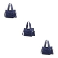 thumbnail image 2 of Wweixi 1/2/3 Sac Fourre-Tout Durable pour Femmes - Imperméable et Résistant à l'Usure, Multiples Poches, Bleu, 3 Pcs, 2 of 6