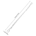thumbnail image 2 of LOLIPPYY 2Pcs Toilet Flush Chain Replacement Kit Stainless Steel Flapper Chains for Tank Repair, 2 of 8