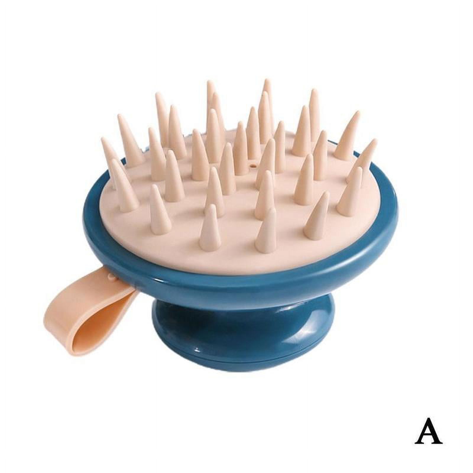 1Pcs Silicone Massage Comb Multifunctional Shampoo Brush Handheld ABS Scalp Massage Brush Shower Hair Comb Edge Finger Scalp Brush Mini Head Meridian Massage Comb Y1T8