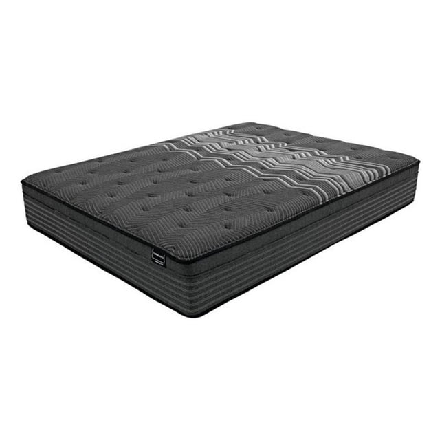 Pemberly Row Matelas Hybride Grand 12 Pouces à Ressorts Ensachés et en Mousse Mémoire Gris