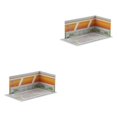 thumbnail image 4 of Dalazy 1 32 Diecast Model Car Garage for Diorama Collection Background Stunning and Realistic Type 32088 2Set, 4 of 6