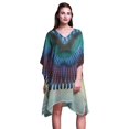 thumbnail image 1 of Phagun Dames Kaftan Vacances Loungewear Midi Robe Plage Coverup-4X-5X, 1 of 6