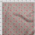 thumbnail image 4 of oneOone Polyester Spandex Gray Fabric Florals Sewing Craft Projects Fabric Prints By Yard 56 Inch Wide, 4 of 4