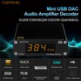 thumbnail image 1 of Topping D10s Mini USB DAC CSS XMOS XU208 ES9038Q2M OPA2134 Audio Amplifier Decoder, 1 of 8