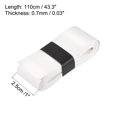 thumbnail image 3 of Unique Bargains 43.3' Non-Slip PU Tennis Racket Overgrip Tape Wraps with Hole White 12 Pack, 3 of 7