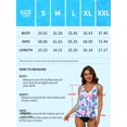 thumbnail image 3 of Beautyin Womens V-neck Ruffle Tankini Tops Layered Padded Swimsuits Top UPF 50+ Flowy Bathing Suits Swimwear Top Only, 3 of 5