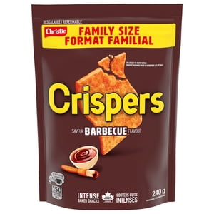 Crispers, BBQ Flavour, Family Size, Barbecue Salty Snacks, Is It a Chip or a Cracker