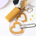 thumbnail image 2 of PU Leather Lipstick Case Keychain, Portable Lip Balm Holder with Clip, Travel Makeup Storage Case, 2 of 7