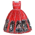 thumbnail image 2 of WEAIXIMIUNG Robes pour Filles 7-8 Confortables Enfants Enfant Filles Robe de Concours Noël Noël Danse Fête Robe 10-11 Ans, 2 of 6