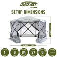 thumbnail image 2 of CLAM Quick-Set Escape 11.5 x 11.5' Portable Outdoor Canopy Shelter (Used), 2 of 10