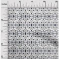 thumbnail image 1 of oneOone Tissu Popeline de Coton Tissu Imprimé Ikat Triangle BTY 56 Pouces de Large, 1 of 4