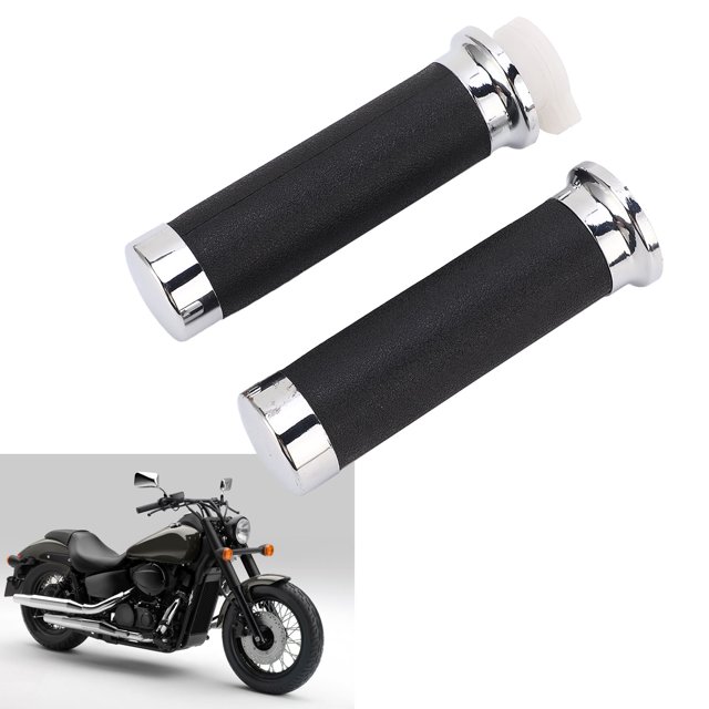 Motorcycle Handle Grip, Anti Aging Throttle Handle Anti Slip For Shadow 400 750 VT600 VT750 For 250