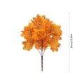 thumbnail image 3 of Birdeem Simulation Red Maple Leaf Indoor Garden Courtyard Decoration Engineering Plant Landscaping Fake Branches Plastic Green Plants, 3 of 12