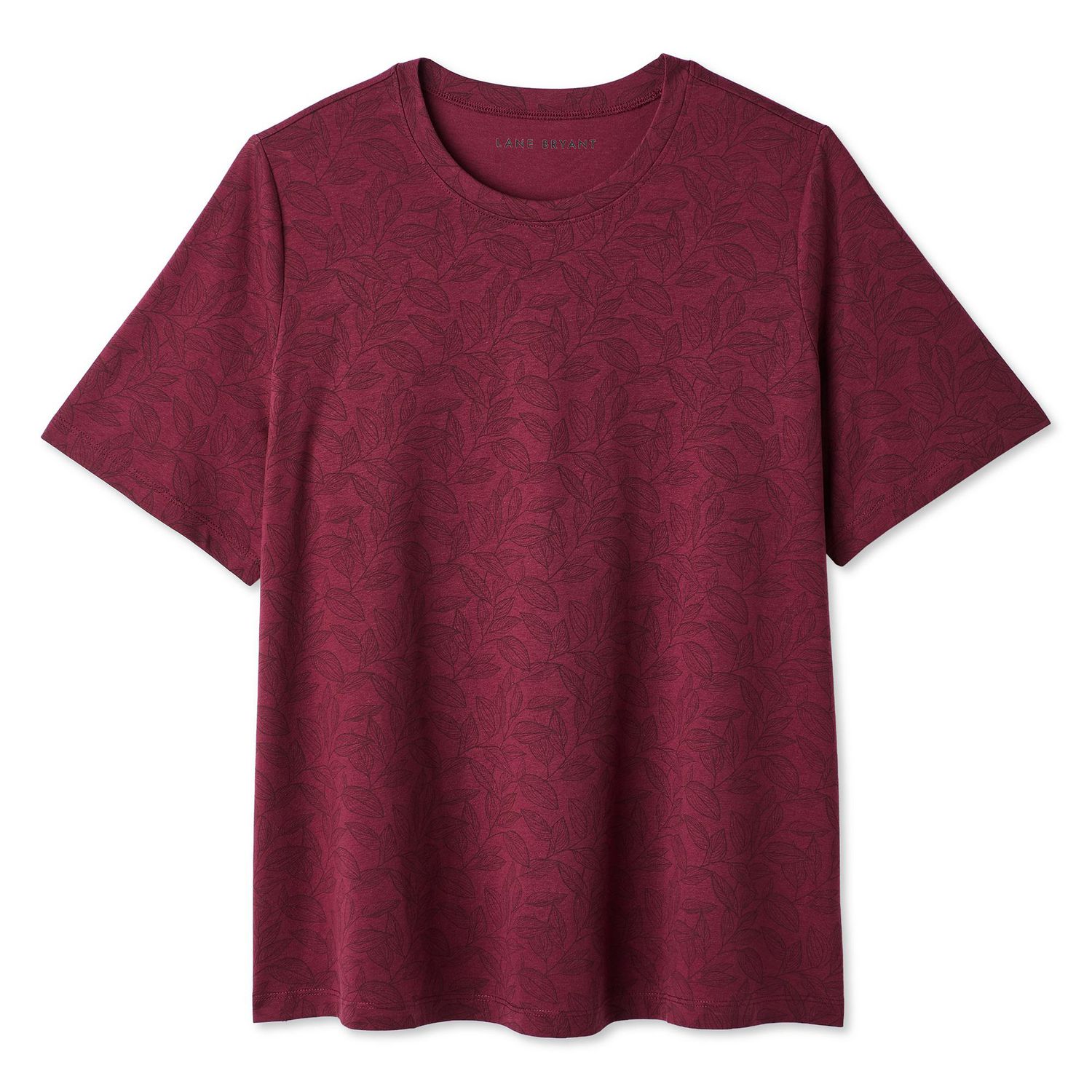 T-shirt à encolure ras du cou Lane Bryant Plus pour femmes