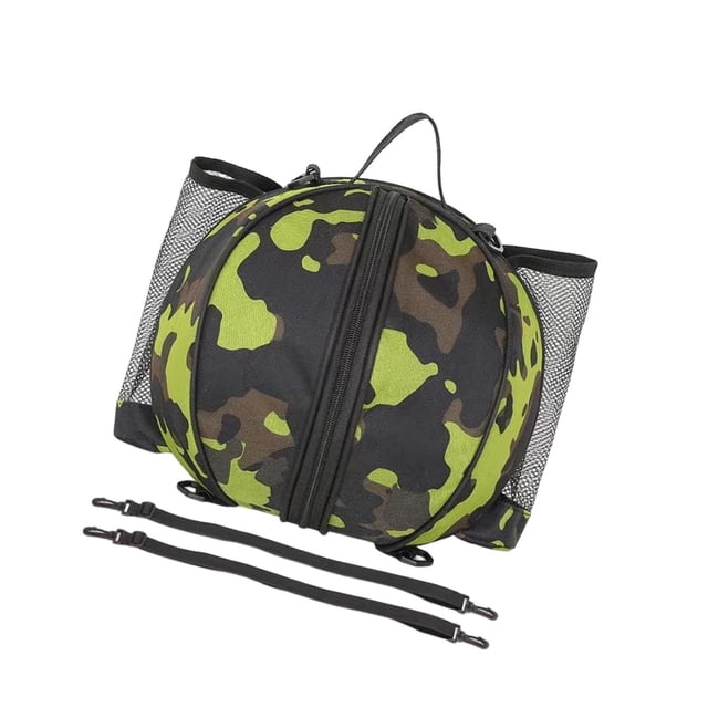 maytalsory Basketball Bag Backpack Waterproof Mesh Pockets for Football Volleyball light green
