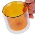 thumbnail image 2 of Glass Coffee Mug, Glass Mug 250ml Durable Borosilicate Glass  For Water For Coffee For Wine For Beverage Yellow, 2 of 8