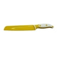thumbnail image 2 of Starfrit 8-Inch Bread Knife - Efficient Serrated Blade with Protective Cover - Non-Stick Coating - Yellow & White, 2 of 5