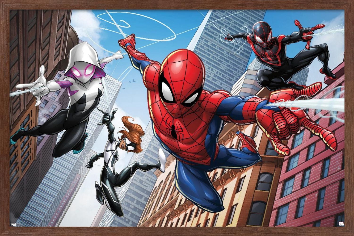 Marvel Comics - Spider-Man - Web Heroes Wall Poster, 22.375" x 34"