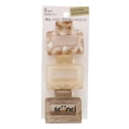 thumbnail image 1 of Scunci 3pk Resin Square Claw Clips, Neutral Prints & Translucent, Short to Medium Hair, 1 of 3